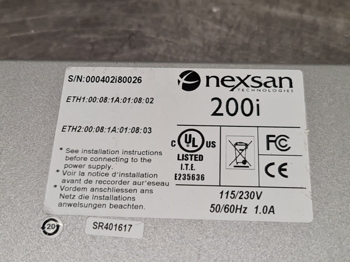 NexSan Technologies iSeries iSCSI SAN System Fiber Channel Controller Model 200i - Image 3