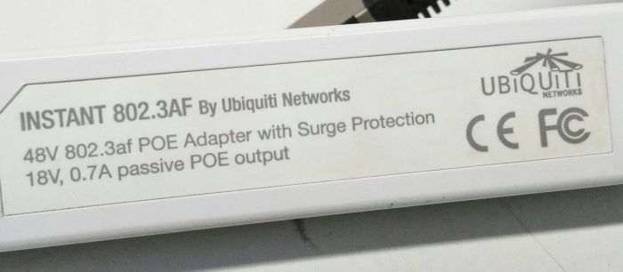 Ubiquiti Instant 802.3AF 48V PoE Adapter with Surge Protection - Image 4