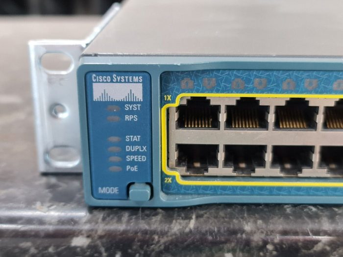 CISCO WS-C3560G-48PS-E 48x10/100/1000 Gigabit POE 4xSFP - Image 4