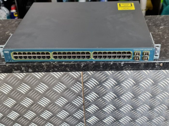 CISCO WS-C3560G-48PS-E 48x10/100/1000 Gigabit POE 4xSFP - Image 2