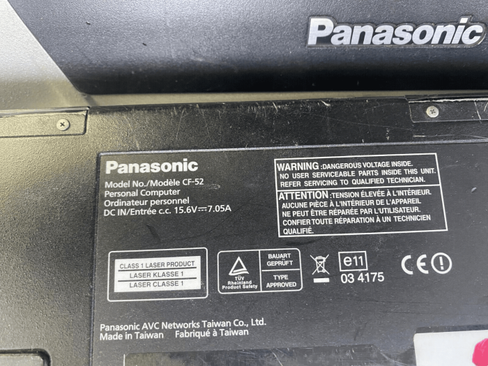 Panasonic Toughbook CF-52 4GB RAM new 240GB SSD WIN 10 64 Bit pro DVD Rugged - Image 4