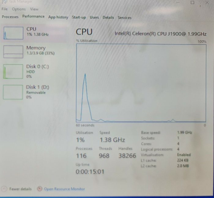 Acer Aspire XC-603 Desktop Celeron 4GB RAM 500GB HDD - Image 5