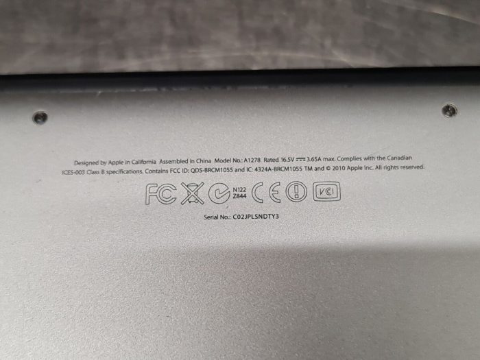 Macbook Pro 13" A1278 Intel Core i5-3210M 8GB RAM 500GB SSD OS Catalina - Image 8