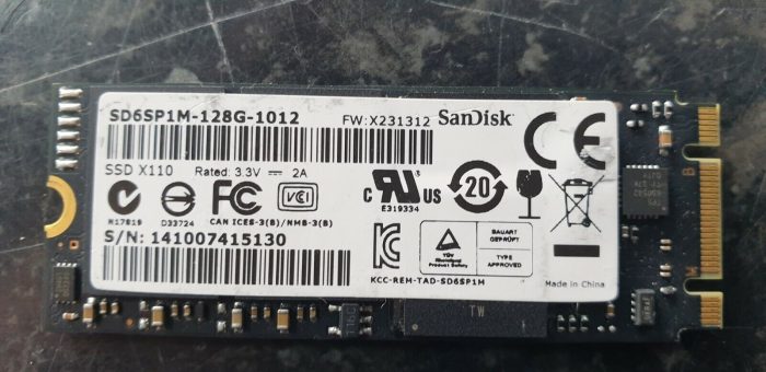 Sandisk 128gb M.2 SATA Drive - Image 2