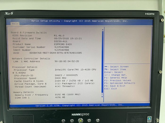 Fujitsu Esprimo E420 Intel i3-4130 3.40GHz 4GB RAM Desktop PC No HD - Image 3