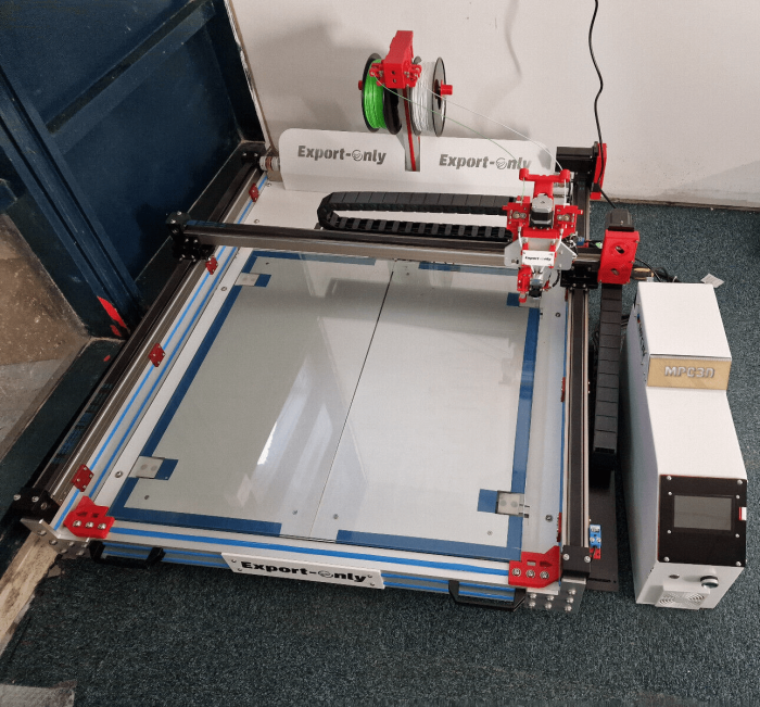 MPC-80 Large Bed 3D Signage Printer 800x800x60mm Dual Extruders Heatbed Wifi - Image 2