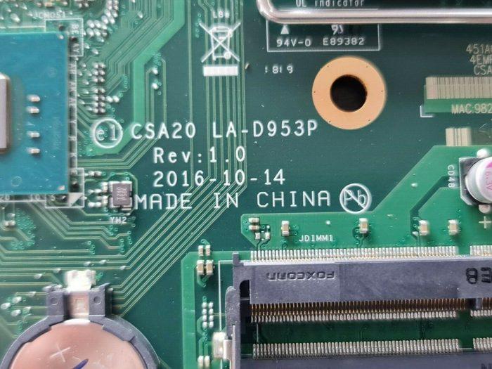 Lenovo LA-D961P Motherboard Working - Image 3