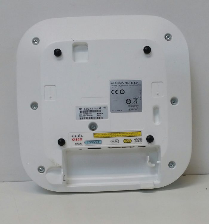 Cisco AIR-CAP27021-E-K9 VO3 Aironet 2700 Series 802.11ac Dual Band Access Point - Image 4