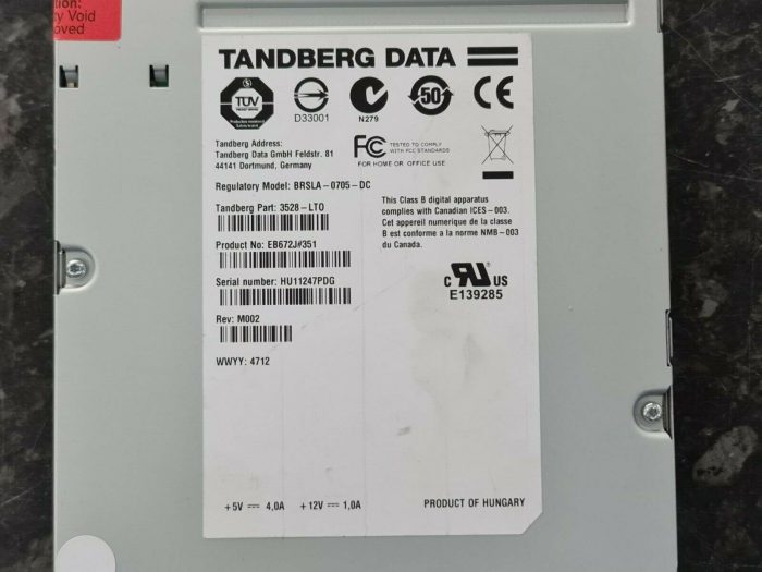 Tanberg Data LTO3 Internal Tape Drive - Image 4