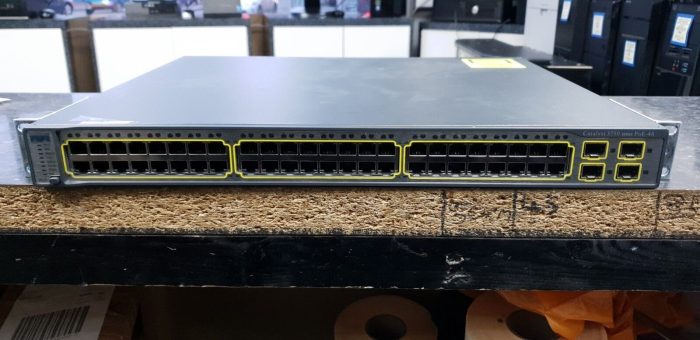 Cisco Catalyst 3750 POE 48 Port Switch - Image 2