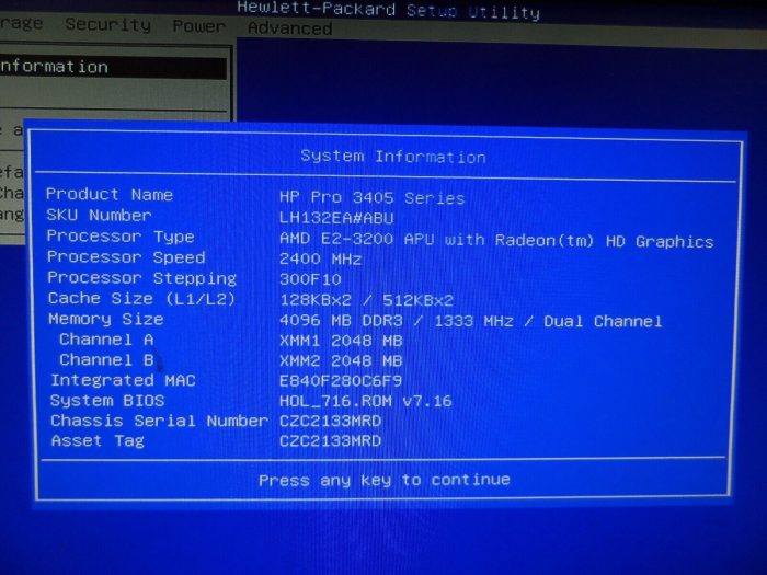 HP PRO 3405 DESKTOP AMD E2-3200 4GB DDR 3 RAM 500GB HD WINDOWS 10 - Image 6