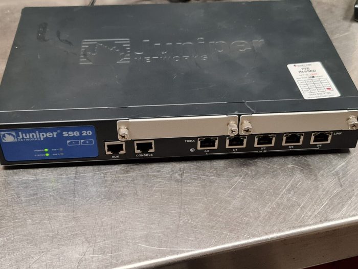 Juniper SSG20 SSG-20-SB Secure Services Gateway Firewall With Power Brick - Image 2