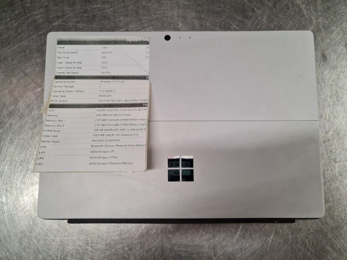 Microsoft Surface Pro 4 1724 M3-6Y30 CPU 4GB Ram 128GB SSD Windows 11 - Image 4