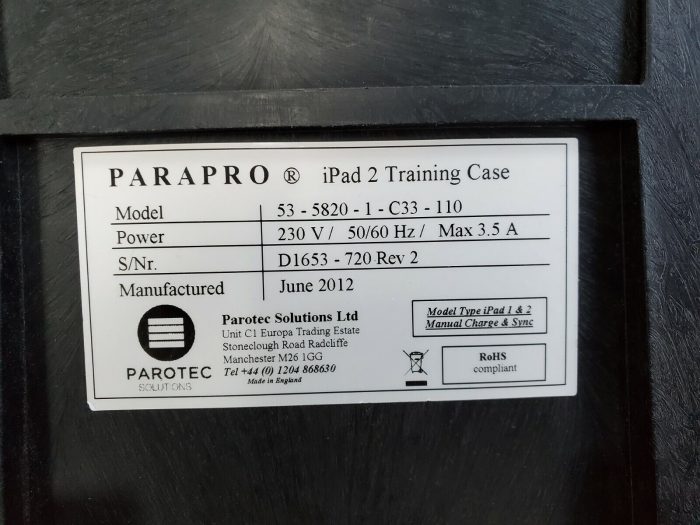 Parapro iPad 2 Training Case D1834 - Image 3